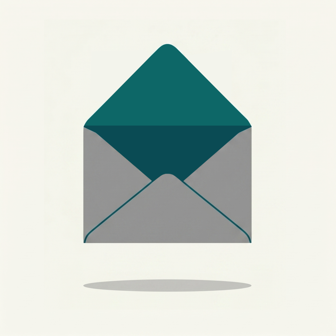 An opened envelope