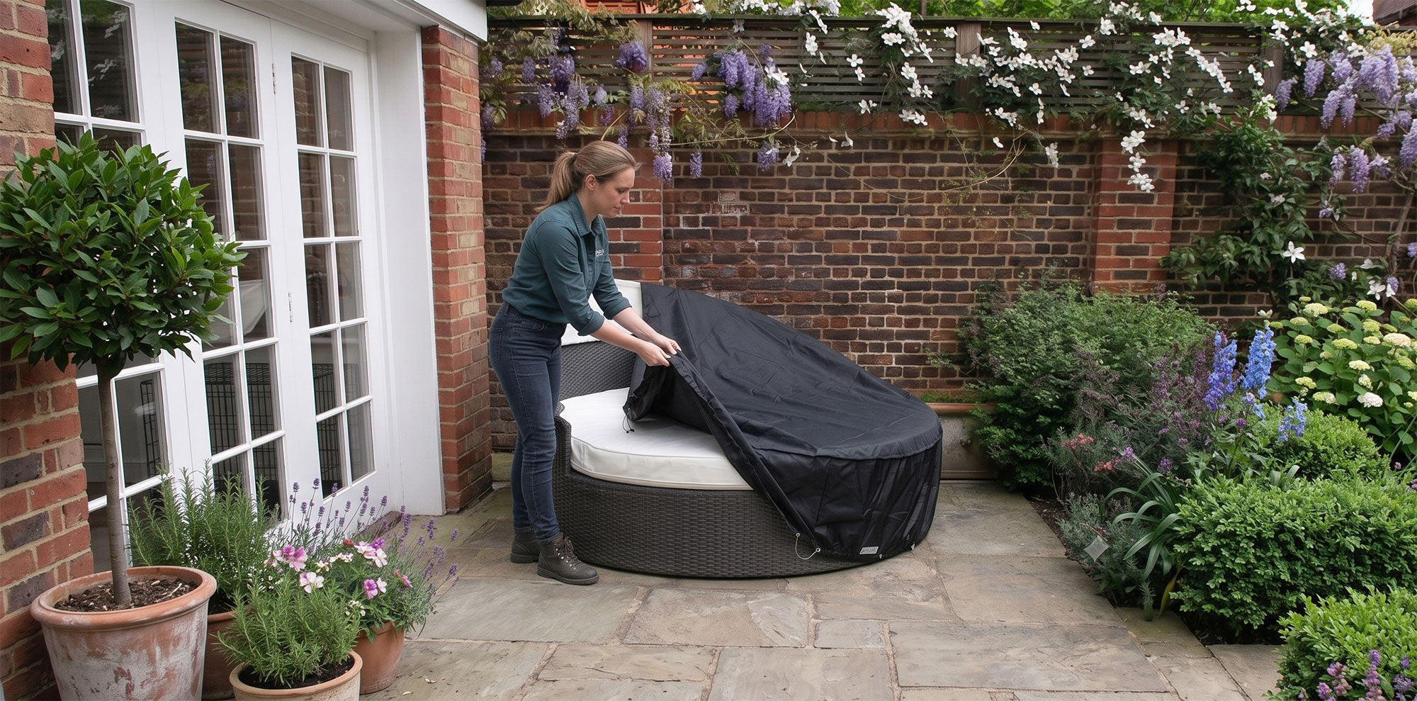 Garden daybed cover